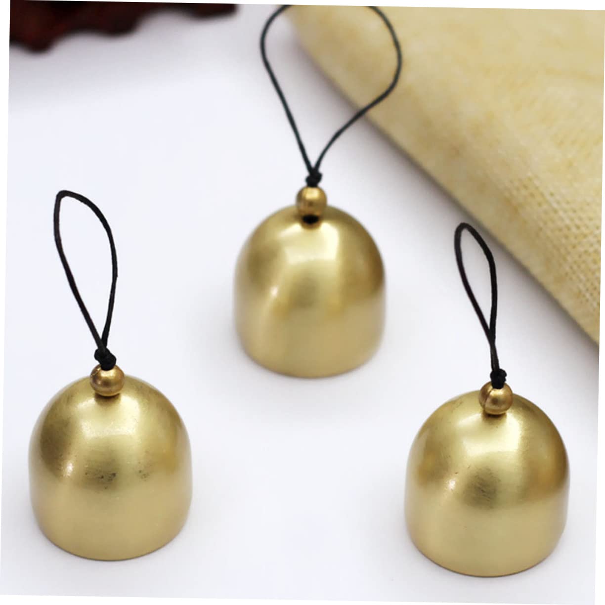 ABOOFAN 9 Pz La Campana Bomboniere Per Feste Jingle Bells Artigianali Ornamenti Da Appendere All'albero Regali Artigianali Fatti a Mano Per Le Vacanze Campane Campana Di Ottone Rame Mini