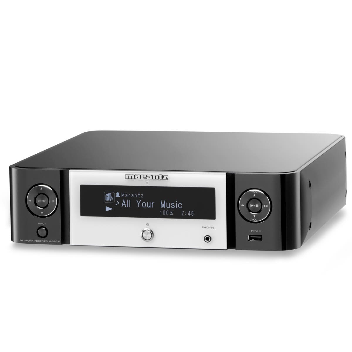 Marantz MCR510/N1W Melody Stream Netzwerk Receiver weiß
