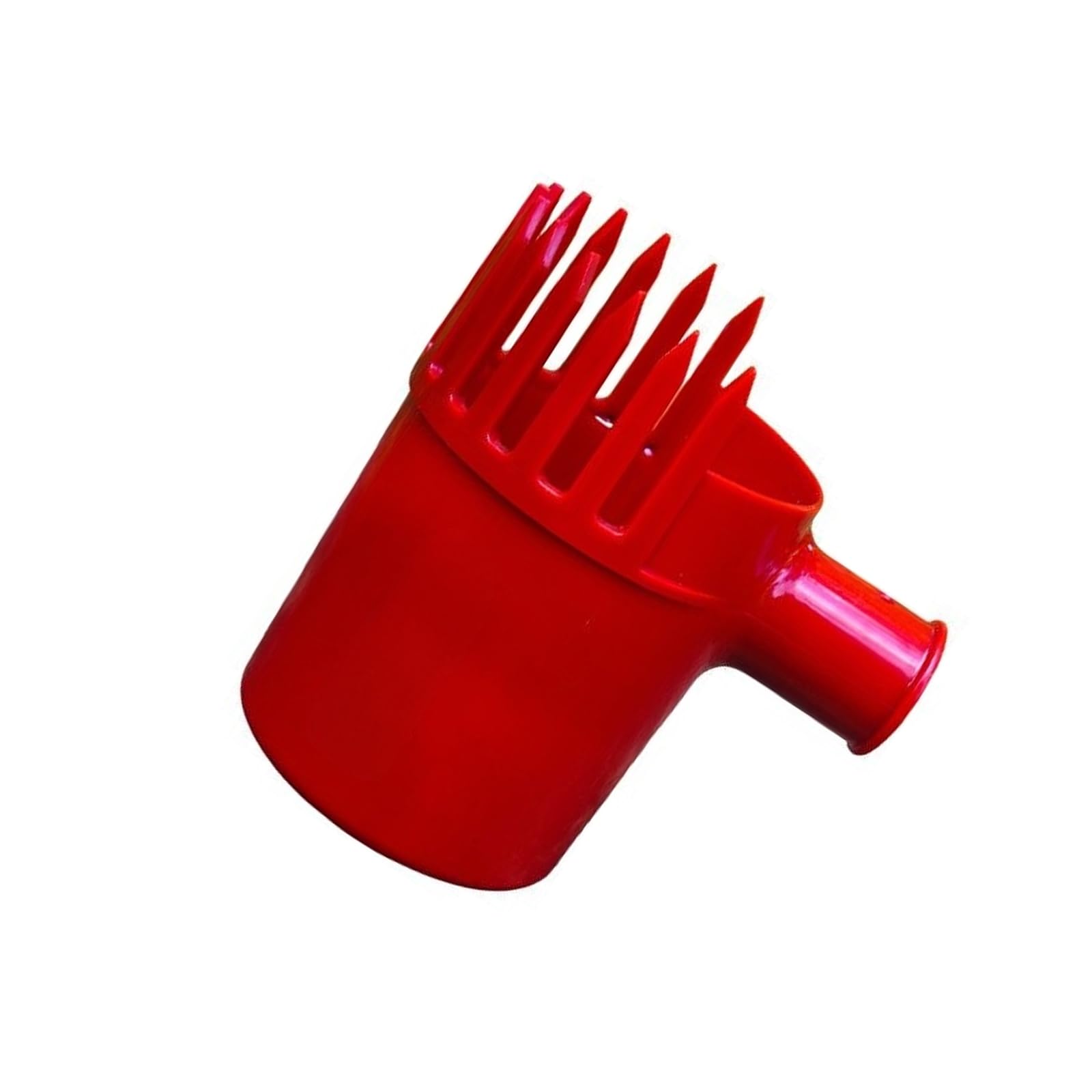 Kfwfuaee Red Hand Guard Picking Cup, Manual Small Fruit Tool With Pp Body, Comb Tooth Opening, Garden Harvest For Growers Small Fruit Harvester Garden Cup Picker Jujube Gatherer Pp Harvesting Tool