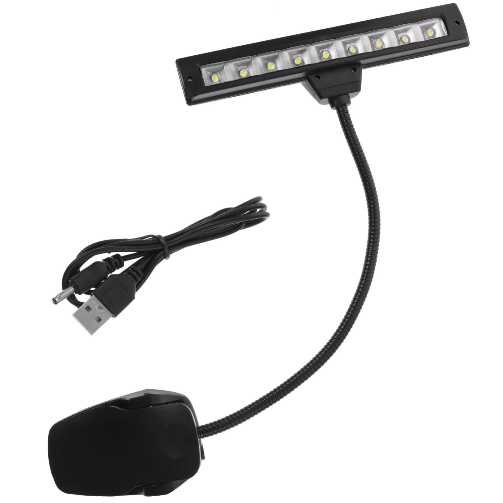 JOINPAYA Clip Music Stand Light 9 Led Orchestra Lamp Piano Lamp for Upright Piano Metal Hose Stand