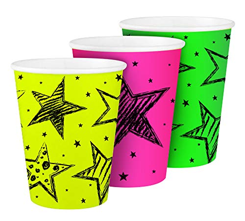 party cups neon