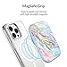 VELVET CAVIAR Battery Pack Compatible with MagSafe - Magnetic Portable Power Bank with USB-C Cable for iPhone 14 13 12 Models - 2X Battery Life, Fast Charger 5,000 mAh - Holographic Blue Marble