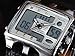 OHSEN Dual Time Big Face Analog Digital ALM Chime Day Date LED Mens Quartz Watch