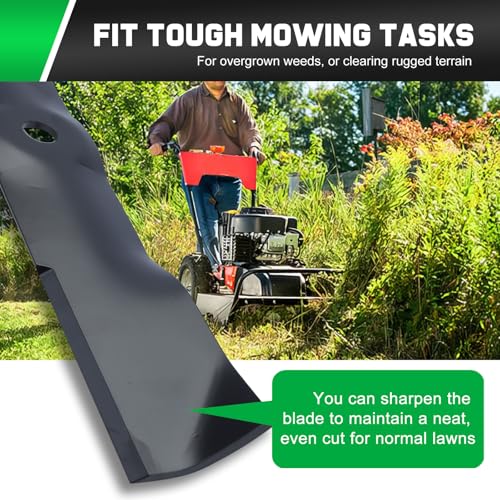 Image of Grasscool Z515E Blades Compatible with John d-eere 54 inch Mower Replace M143520 z375r z515e z530m z445 z425 z525e z345r x570 x590 x500 x530 z435 54'' Deck Zero Turn Tractor UC22010 M152726