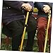 FRCOLOR Crutch Handle for Seniors Standing Aid Tool for Walking Sticks Lightweight and Foldable for Elderly Canes