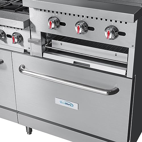 Koolmore KM-CRGB60-LP 60 Inch 6 Burner Commercial Liquid Propane Range thumb #7