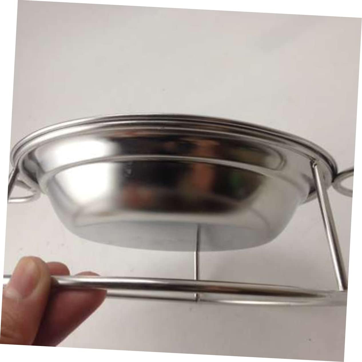 Unomor Stainless Steel Chicken Holder Pan Ergonomic Roaster Rack for Grilling Baking Heavy Duty Design for Outdoor Camping Fits Gas Grills Easy to Clean