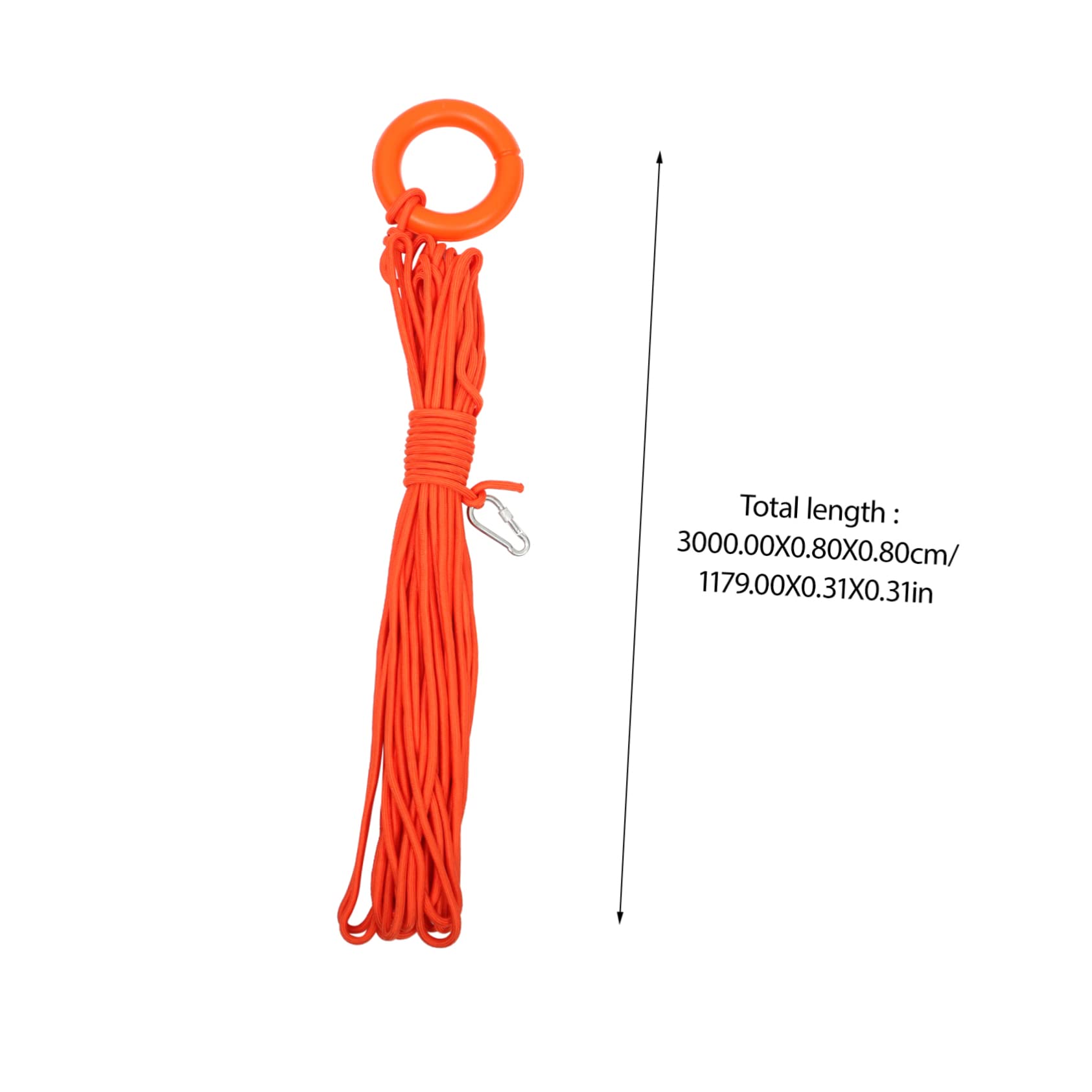 Abaodam Practical Outdoor Swimming Rope Made of Polypropylene Strong Tensile Force Safety for Activities