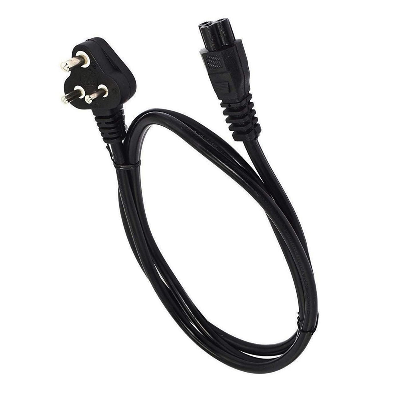Bestor Essentials Laptop Power Cable Cord 3 Pin Clover Power Connector