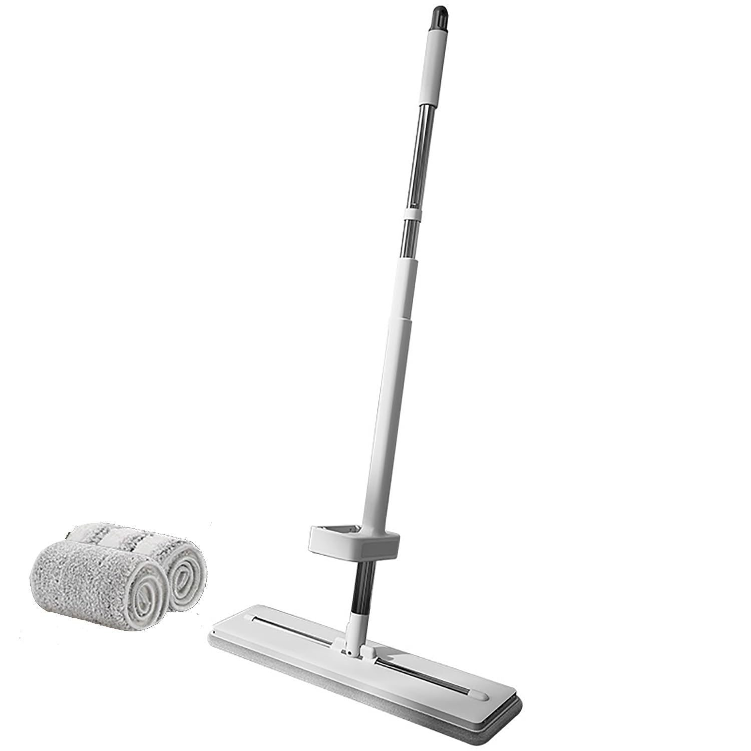 House of Quirk Squeeze Mop, Can Stand Upright, Hands Free Flat Floor Mop Easy Mop for Home Floor Cleaning with 2 Washable and Reusable Microfiber Mop Pads (1 Mop) (B0DGCXG82C) Amazon Price History, Amazon Price Tracker
