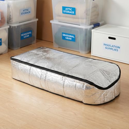 Funda de papel de aluminio para escalera de ático que elimina corrientes de aire en casa 6