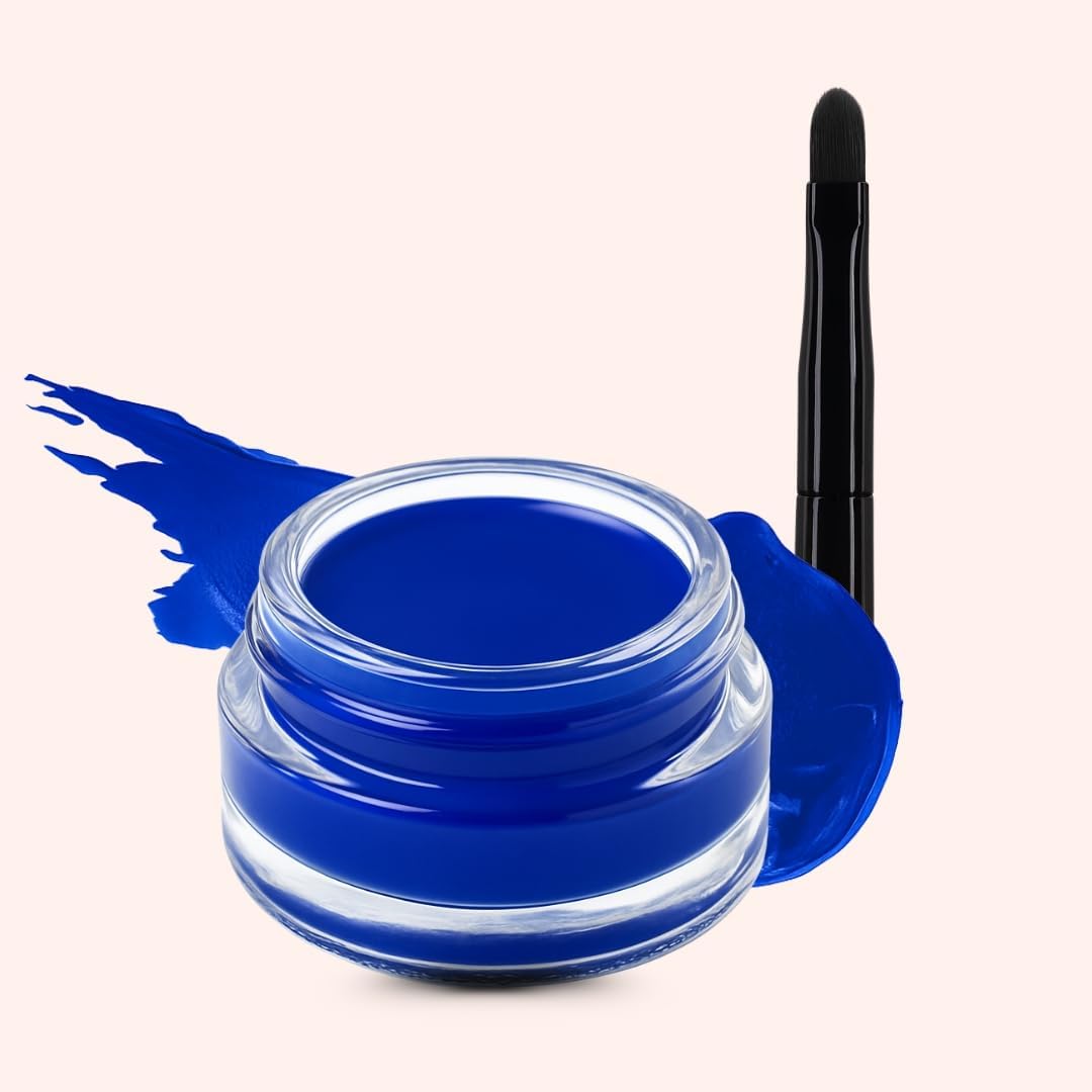 Matte Eyeliner Gel Dark Blue Waterproof Creamy texture-image-46