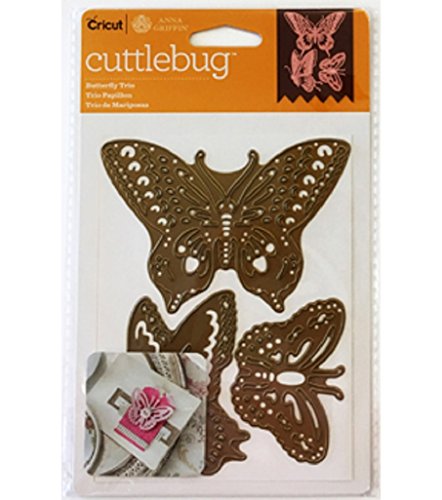 Cuttlebug A2 Cut & Emboss Die-Butterfly Trio