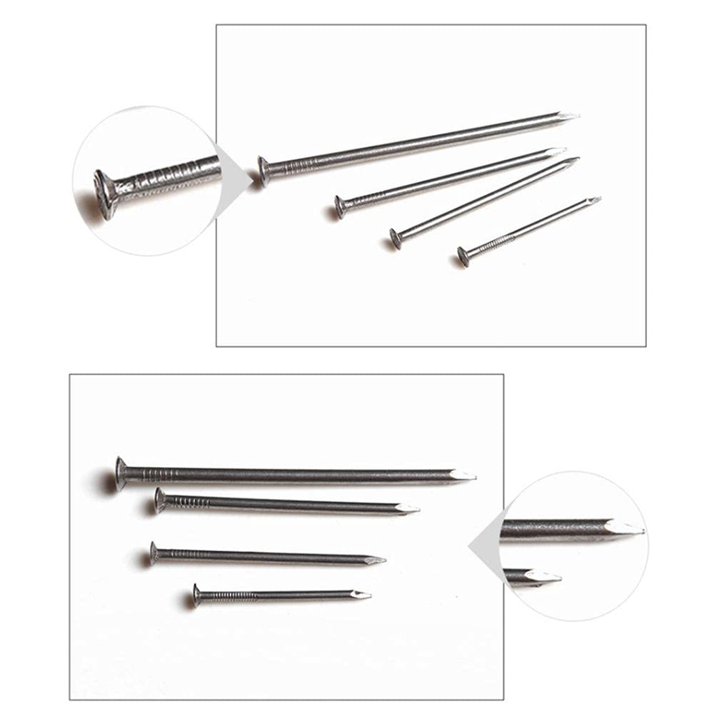Clavos de ferretería, clavos de acero para ladrillos, Clavos, de hierro, Carpintería, Losas madera, acero, 0,5 kg-70 mm(70mm)