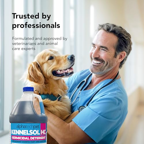 Image of ATP KennelSol HC 1-Step High Disinfectant Cleaner for Kennels, 1 Gallon | EPA-Registered, super-high concentration formula, industrial-strength detergent and deodorizer for veterinary clinics