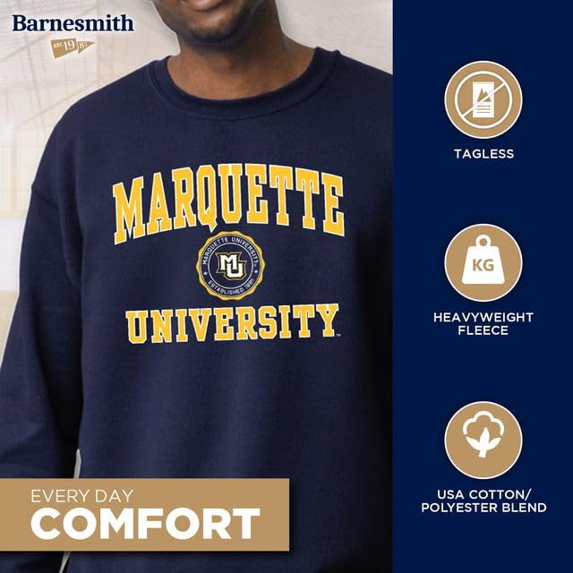 Image of Ivysport Crewneck Sweatshirt for College, Heritage Logo, Color, Adult Unisex