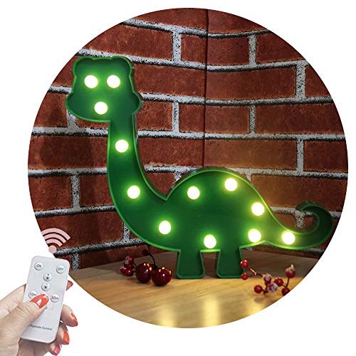 Light-Up Dinosaur Marquee