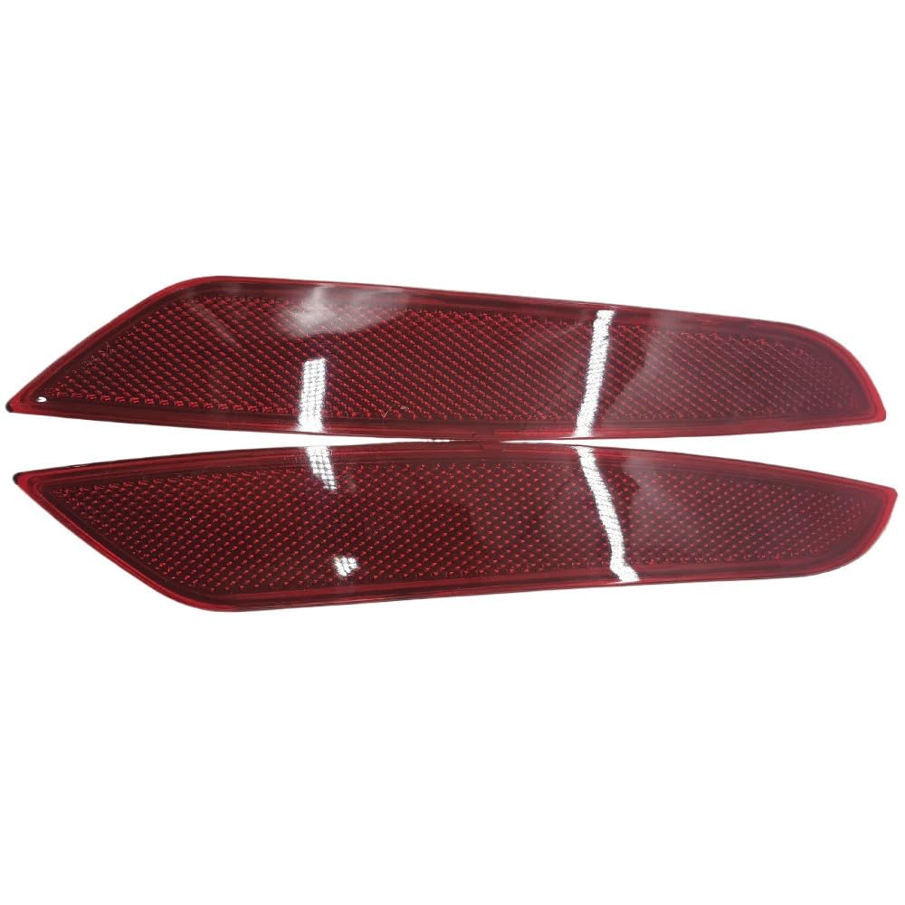 CNWagner 5KD945105A Rear Bumper Reflector Light Set for MK6, 2009-2013, Red Corner Stickers, 2-Piece 5KD945106A