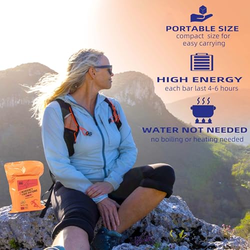 Image of Emergency Food Ration Bars, Survival Food, Peanut Flavor, 12 Pack