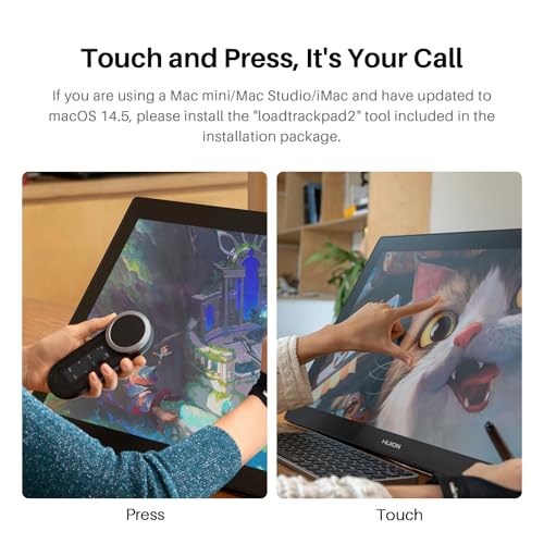 Image of HUION KAMVAS Pro 24 (Gen 3) Touch Drawing Tablet with Screen, 4K UHD Graphic Drawing Display with Dual 16384 Pen Pressure Stylus, PenTech 4.0, 99% Adobe RGB, Wireless Keydial, 23.8 Inch Monitor