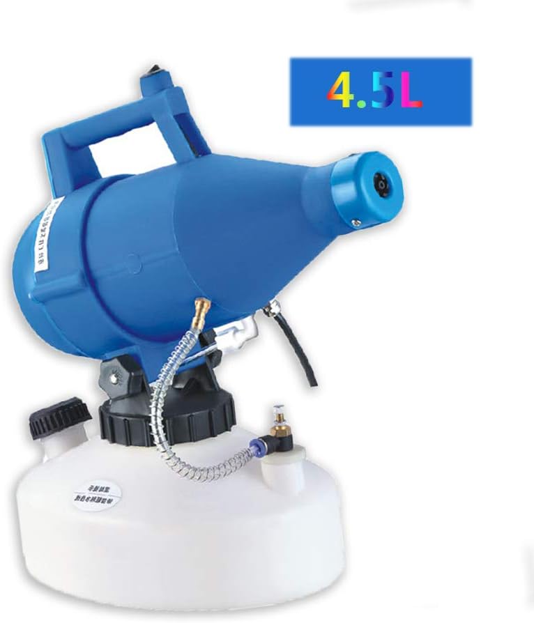 JMG 4.5 L Electric ULV Fogger Portable Ultra Low Atomizer Sprayer Large Area Suitable for Indoor And Outdoor Public (Blue)