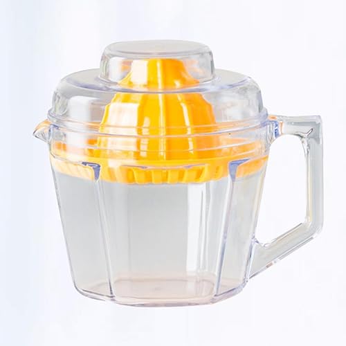 Miniatura 4 de Manual Plastic Fruit Juicer Hand Press Citrus Squeezer Kitchen Tool for Orange Lemon Grapefruit Small Portable Yellow Household Manual Juice Maker