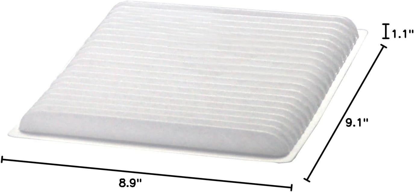ECOGARD XC35516 Cabin Air Filter For Toyota Prius 99.5% Filtration | 9.1 x 8.9 x 1.1 Inch (Pack of 6)