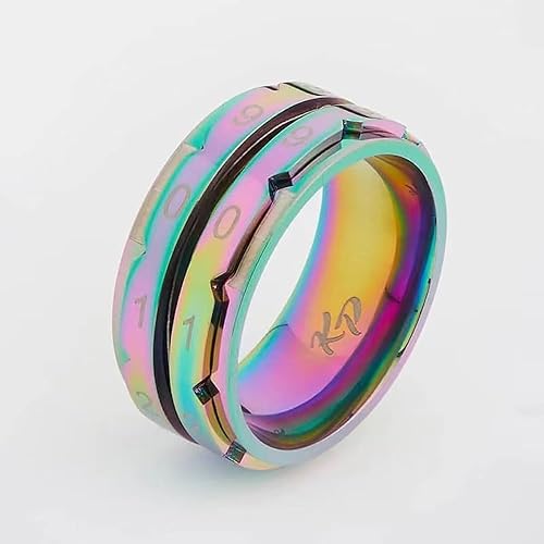 Miniatura 6 de Yarn Ave Anillo de contador de filas de arco iris, accesorio de herramienta útil para tejer y ganchillo, herramienta manual de seguimiento de