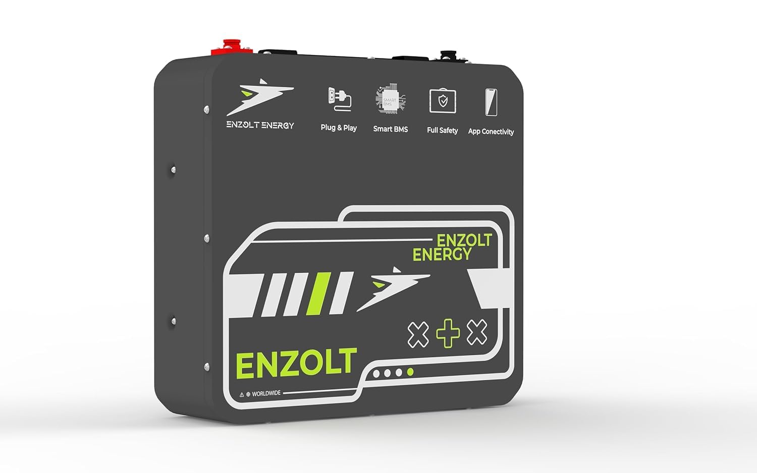 12.8V 90Ah LiFePO4 Lithium Inverter Battery-image-23