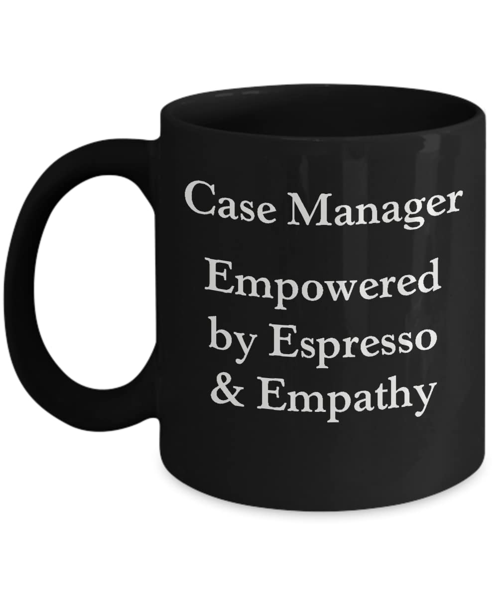 Case Manager Mug Case Management Appreciation Gifts Black Coffee Cup School Case Manager Social Worker Coffee Lover