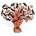 Beistle Bat and Pumpkin Gleam and Burst Centerpiece, 15-Inch