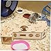 Kisangel Natural Hamster Tunnel Hideout Multi-Functional for Animals for Hamsters Guinea Pigs and Chinchillas Easy to and Damage- Design