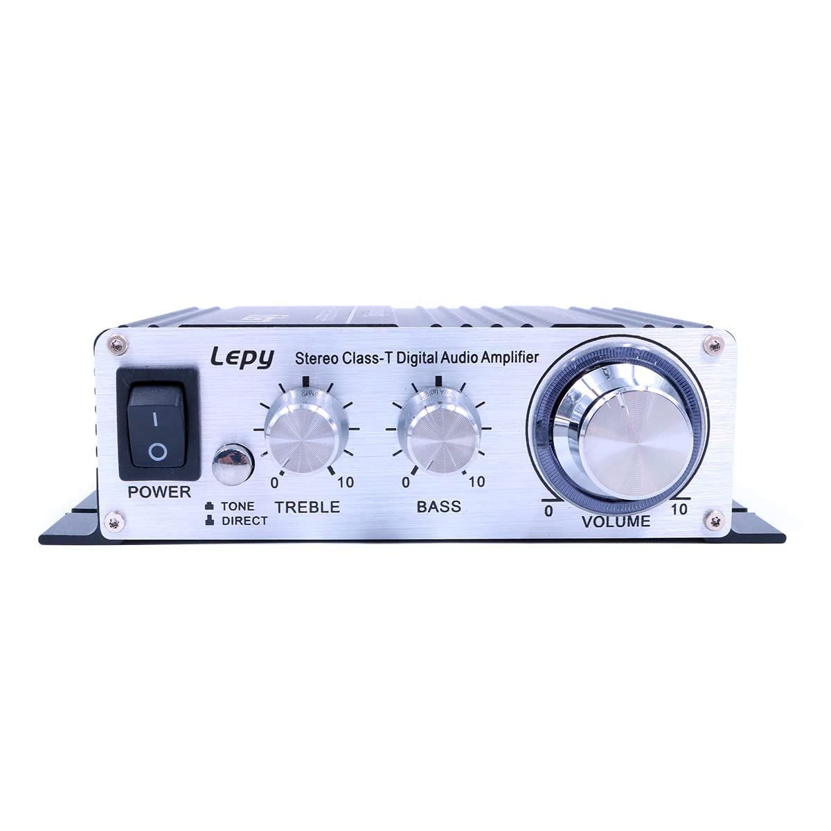 LP-2024A+Amplificatore di potenza stereo HiFi Amplificatore digitale Dual Channel Audio Class T Tripath TA2024 con alimentatore 3A -Nero