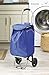 Whitmor Rolling Utility Bag Cart, Blue