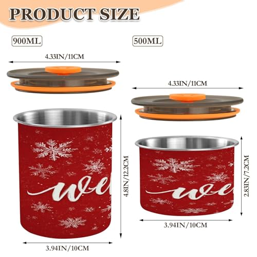Contenedor Hermético para Café Acero Inoxidable 500ml miniatura 2