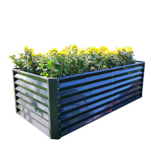 Preisvergleich Produktbild Chicreat Metallhochbeet, Gartenbeet, 90 x 180 x 60 cm