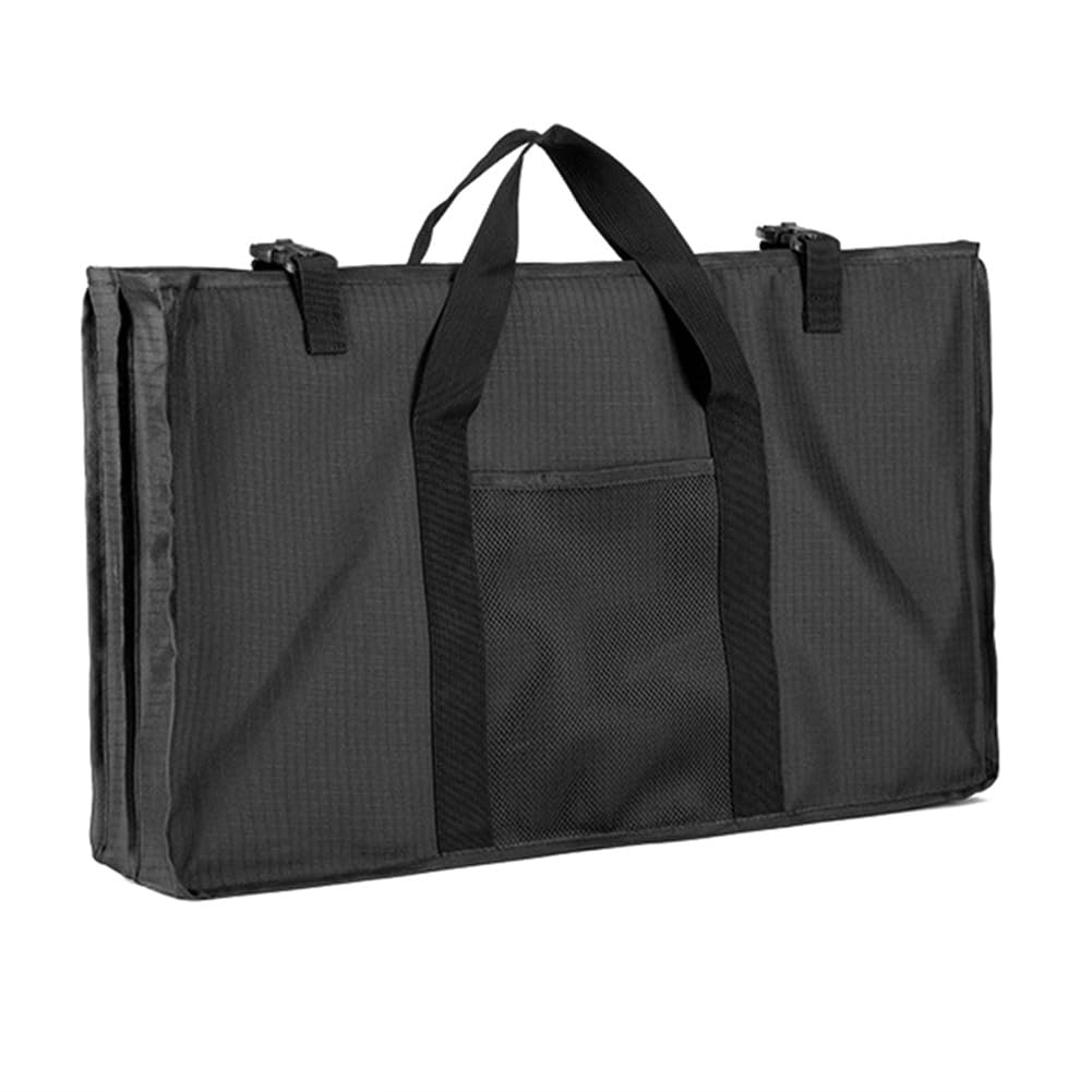 Borsa portaoggetti pieghevole da campeggio di grande capacità, in tessuto Oxford resistente agli strappi, 610 x 125 x 360 mm, perfetta per tavoli all'aperto e attrezzature