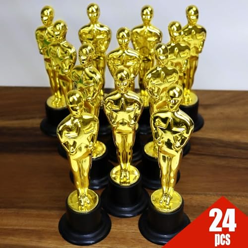 giftexpress 24-pack 634 gold award trophy award statues statues trophies for award ceremony appreciation gift pack of 24