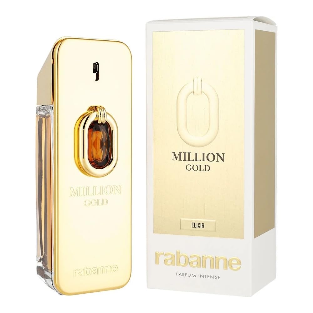 1 Million Gold Elixir Intense by Paco Rabanne for Men - 3.4 oz Parfum Spray