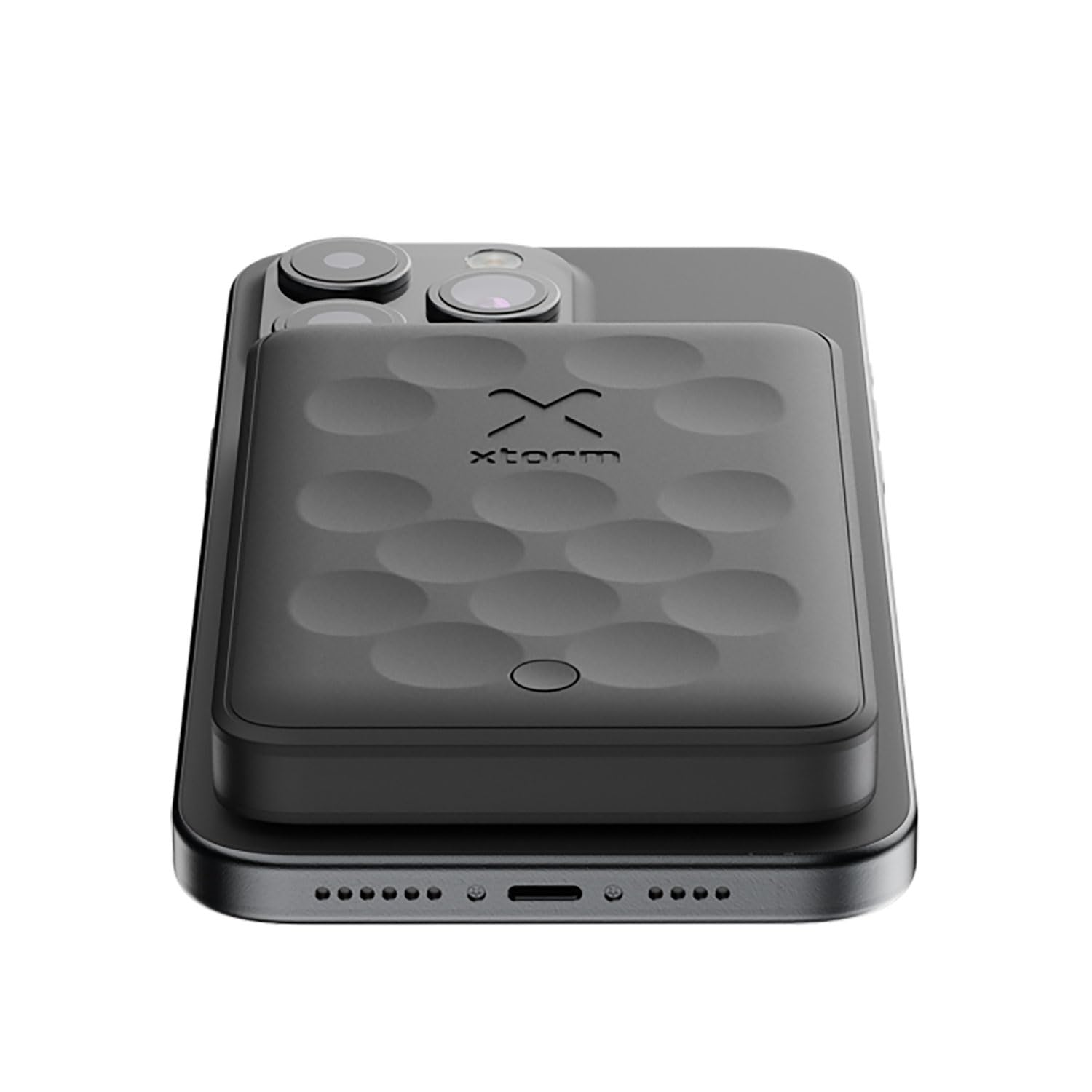 Xtorm Fuel series5 power bank 5000mAh 7.5W magnetico, finitura Premium | Adatto per iPhone e dispositivi compatibili, leggero, sottile, ricarica rapida, display digitale con % carica