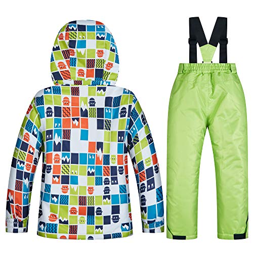 Combinaison de ski enfants chaude ensemble de ski hiver coupe-vent - 2