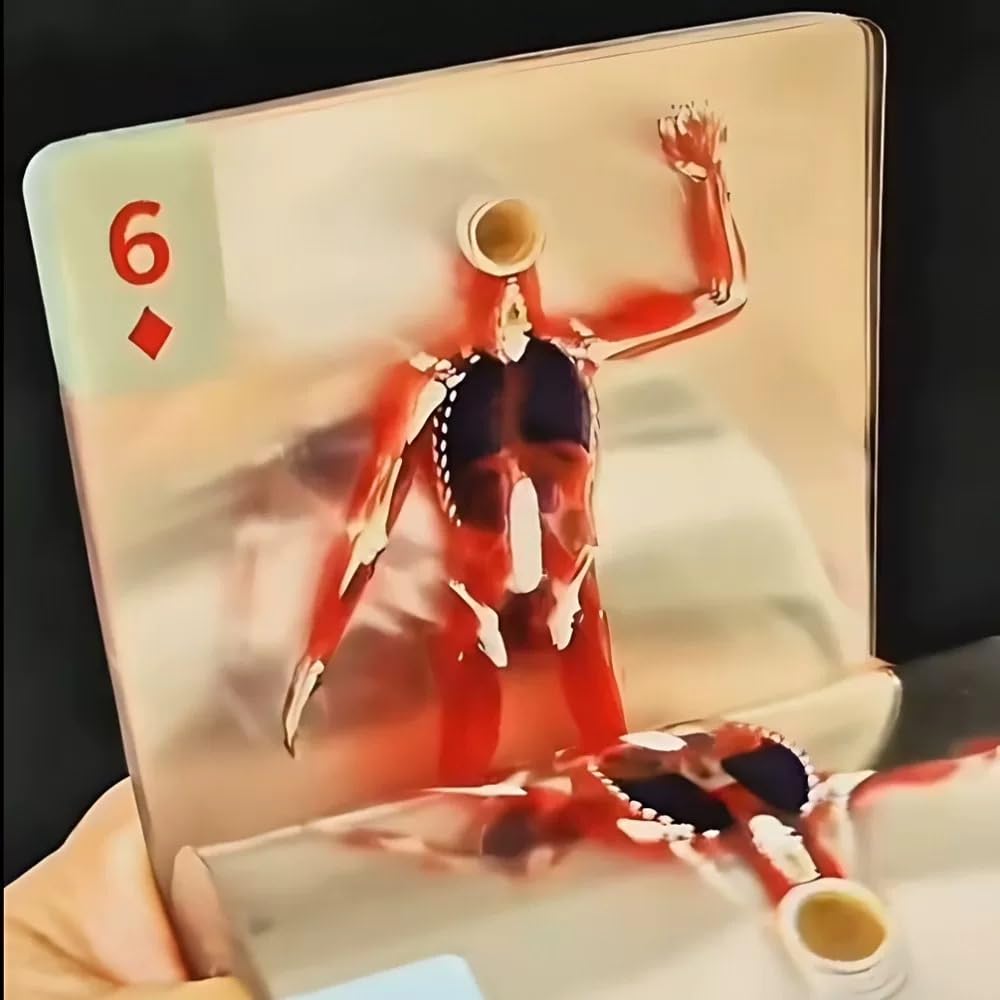 Four-corner Design Crystal Cards BOLLAER Transparent Crystal Playing ...