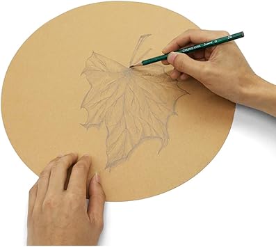 Amazon 画用紙 丸型 スケッチ紙 パステル画用紙 デッサン用画用紙 素描 図工 絵画 イラスト 塗り絵 美術用品 両面描き 厚紙 上質 無地 シンプル 枚 子供 学生 大人 クラフト紙 色画用紙 文房具 オフィス用品