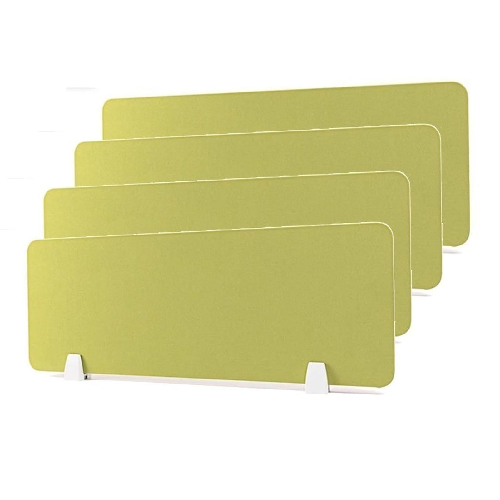 GJZQDKX Green Soundproof Desk Partition Acoustic Desk Divider for Open Office Space Library Study Room 4 Pack Desk Privacy Panel 30x120CM