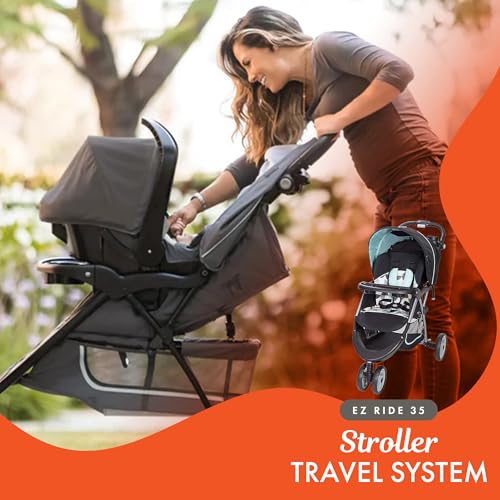 Baby Trend EZ Ride 35 Travel System Stroller & Infant Car Seat, Doodle Dots - image 5