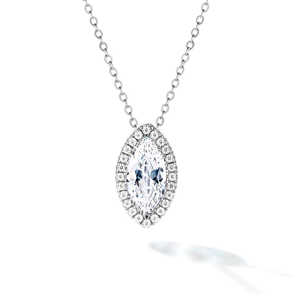 ギフト フロム ニューヨーク ネックレス レディース モアサナイト 一粒 0.3ct 18金 イエローゴールド 加工 ブランド 女性