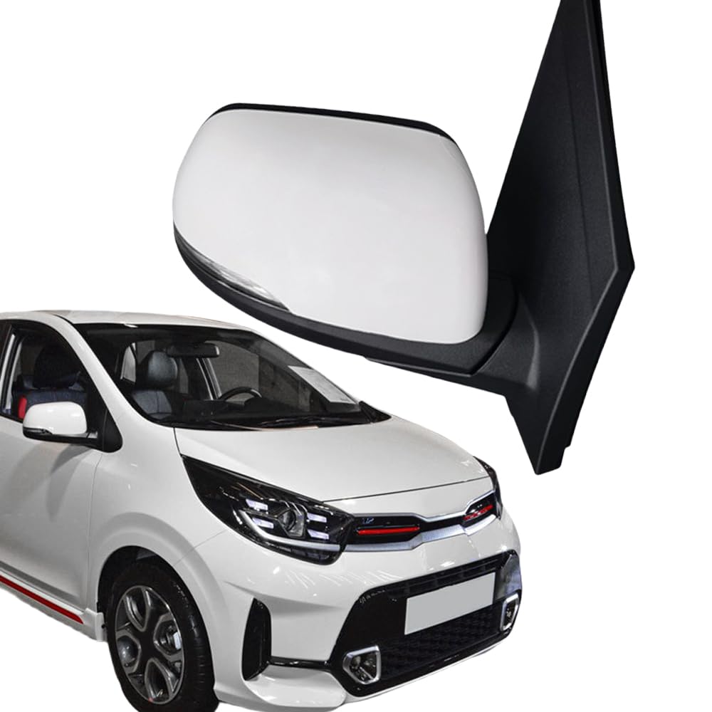 Specchio Specchietto Retrovisore Esterno per KIA PICANTO 2018, Specchietto Retrovisore Completo Sinistro Destro Ribaltabile Lato Conducente,B-Right