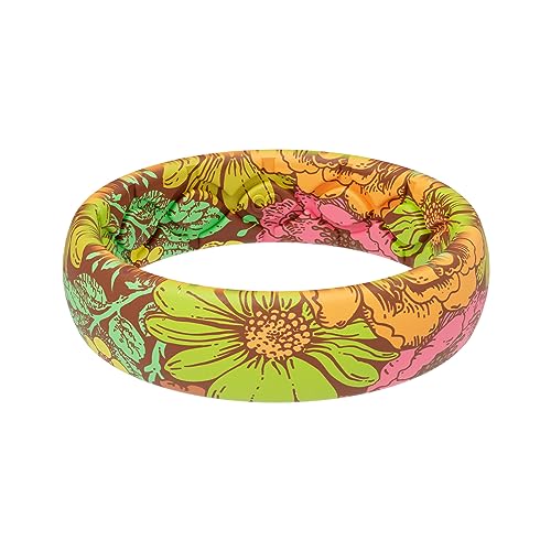 Groove Life Aspire Silicone Ring - Breathable Rubber Wedding Rings for Women, Unique Design, Comfort Fit Ring