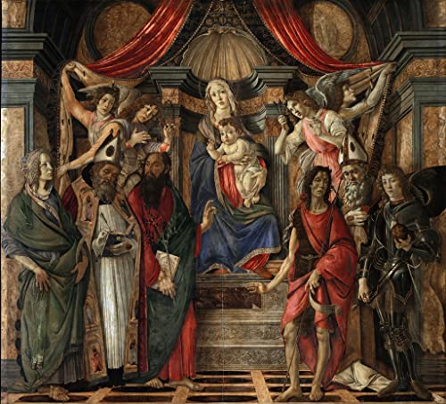 Art Botticelli Vierge à l'enfant : habillez vos grands murs vides avec élégance