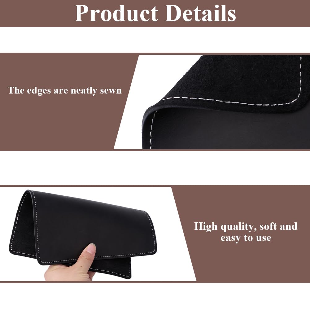 GORGECRAFT Tappetino Mouse In Pelle PU Marrone – Antiscivolo, Impermeabile E Ultra Sottile, Misura 25,3 X 21 Cm, Perfetto Per PC E Laptop